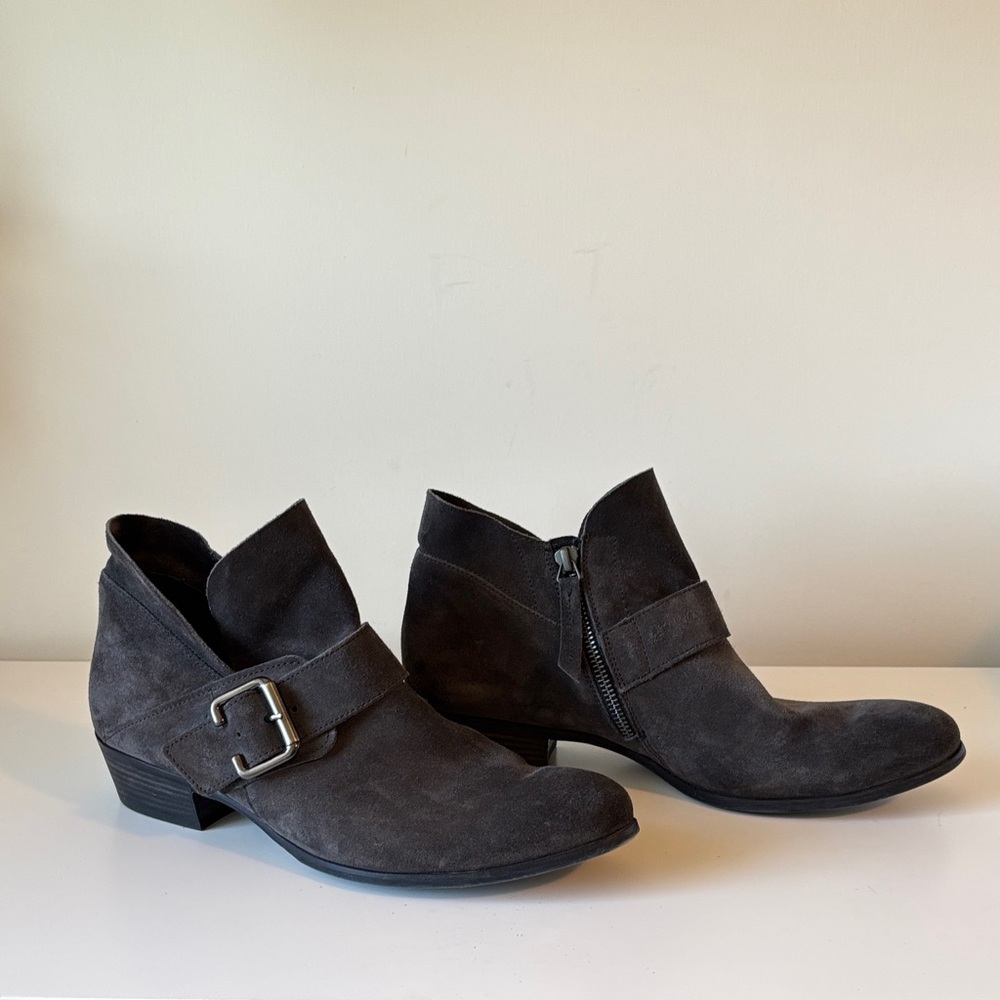 Paul Green Women's Capshaw Earth Suede Ankle Boots UK Size 6.5 (US 8.5)